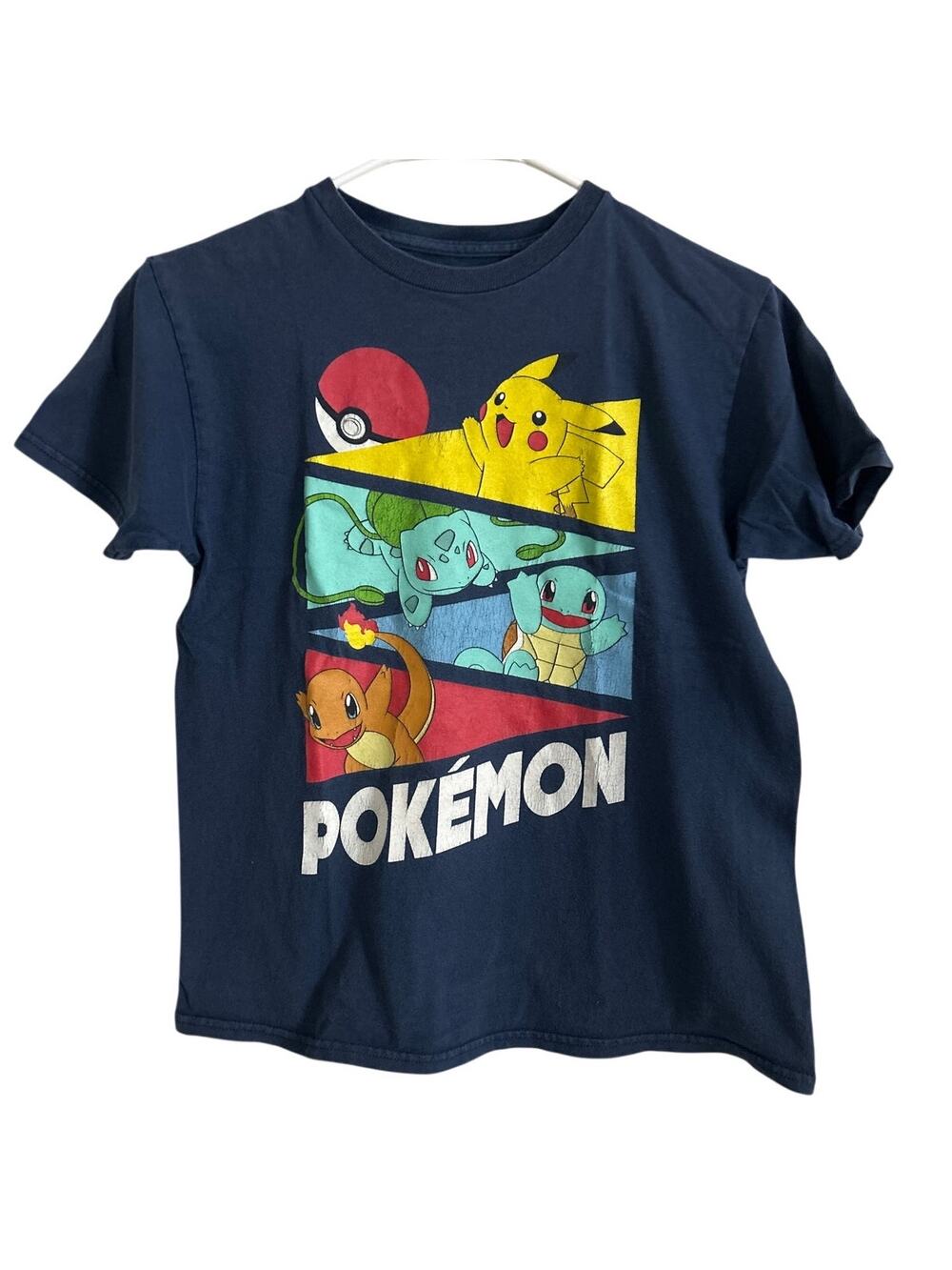 Old Navy Boys Pokemon Graphic Tee Shirt Navy Large 10-12